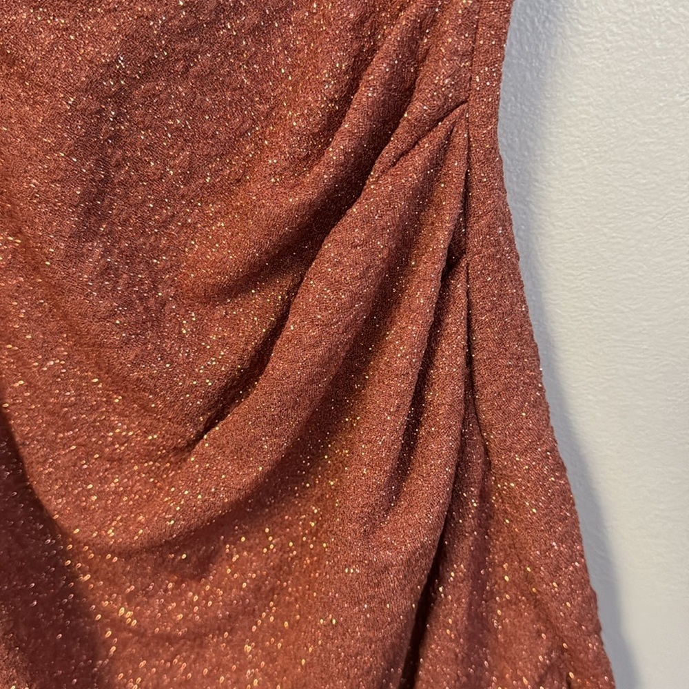0924-02 Rose Gold Homecoming Dress - Picture 3 of 5